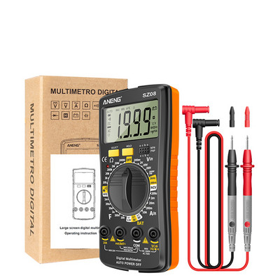 ANENG SZ08 Digitális Multiméter Professzionális Multiméter Automatikus Voltmérő AC DC 220VR Ellenállási kézi teszterek Multimetriás multiméterek
