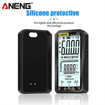 ANENG 620A Digital Smart Multimeter Transistor Testers 6000 Counts True RMS Auto Electrical Capacitivnost Meter Temp Resistance
