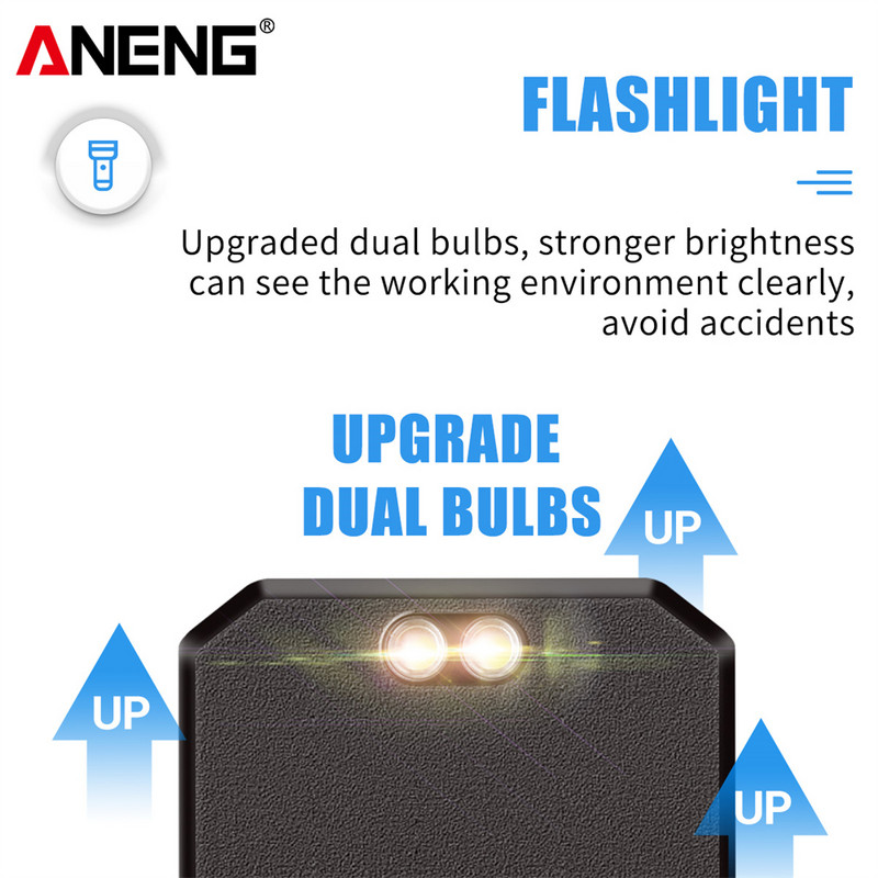 ANENG 620A digitális intelligens multiméteres tranzisztor tesztelők 6000 valódi RMS automatikus elektromos kapacitásmérő hőmérsékleti ellenállás