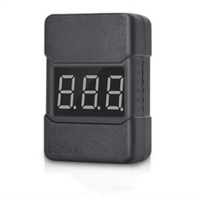 BX100 1-8S Lipo Δοκιμαστής τάσης μπαταρίας Συναγερμός χαμηλής τάσης Βομβητής Ελεγκτής τάσης μπαταρίας με διπλά ηχεία Δοκιμή μπαταρίας