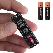 AA patarei mahu indikaator liitiumaku taseme tester pingemõõtur Voltmonitori detektori salvestuskarbi hoidiku ümbris