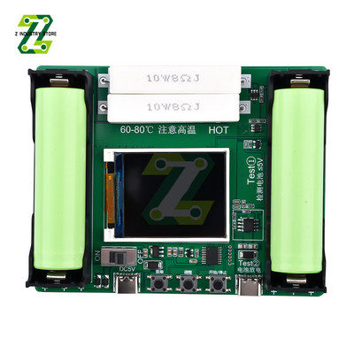 18650 ličio baterijos talpos testerio modulio LCD skaitmeninio ekrano talpos modulio matavimo vidinės varžos detektorius