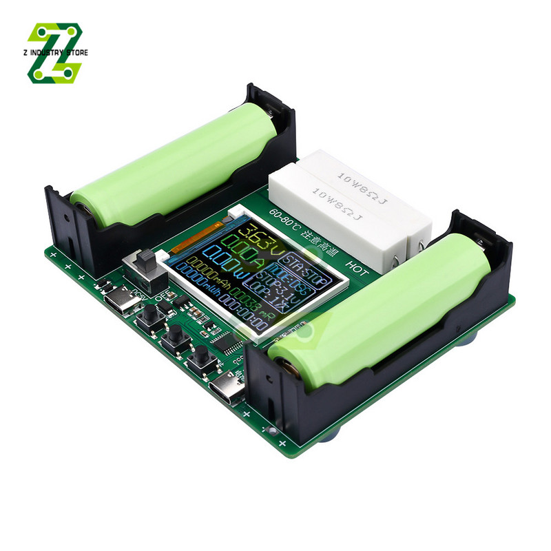 18650 litija akumulatora jaudas testera modulis LCD digitālā displeja kapacitātes moduļa mērīšanas iekšējās pretestības detektors