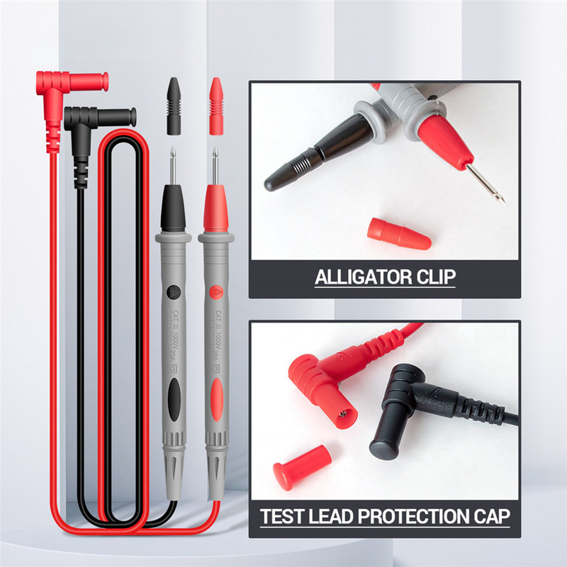 Teljesítménytényező többfunkciós mérő digitális árambilincs multiméter 4000 számláló árammérő Voltmérő Ohm teszter