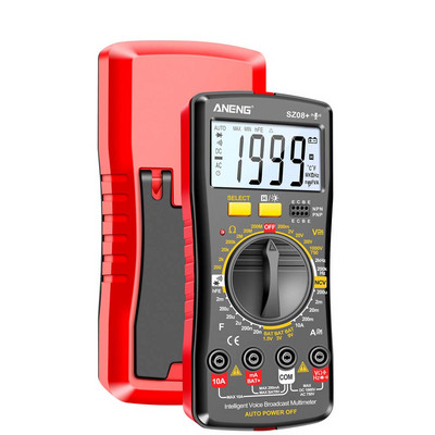 ANENG SZ08 Multimetru digital de stocare ultra-subțire Multimetro profesional Voltmetru automat AC DC 220V Testere de mână de rezistență