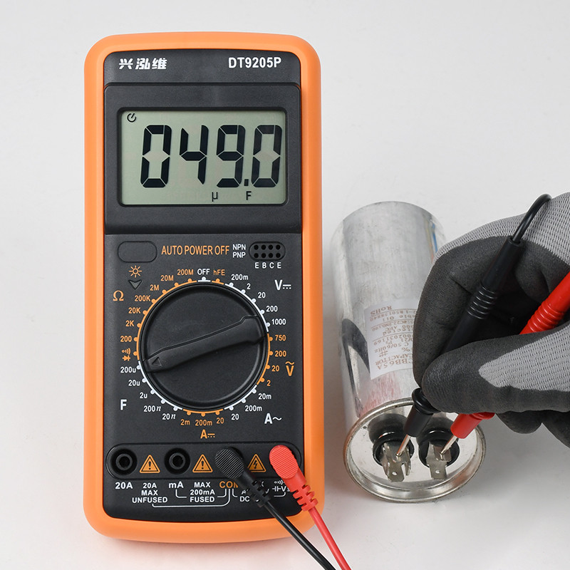 DT9205P Νέο ψηφιακό πολύμετρο LCD υψηλής ακρίβειας AC DC 20A Αμπερόμετρο 1000V Voltmeter Resistance Capacitance Tester 2000 Counts