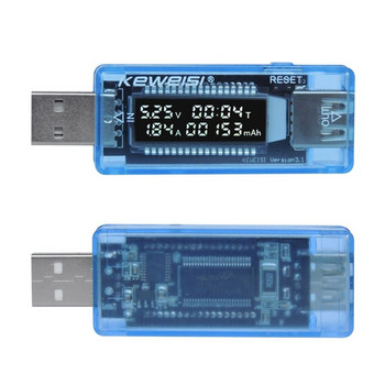 USB Тестер за капацитет на напрежението на напрежението Откриване на напрежението на напрежението Тестер за капацитет на зарядното устройство Измервател на мощността на мобилни устройства Тест на батерията