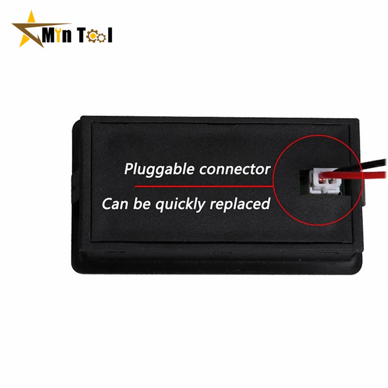 DC baterijos voltmetras DC 8V-100V talpos indikatorius galios matuoklis ličio LiFePO4 švino rūgšties elementas 12V 24V 48V, skirtas 6133A LCD baterijai