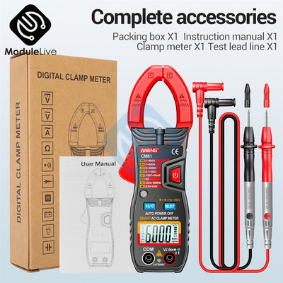 CM80 CM81 Multimetru digital 4000 6000 de numărări Multimetru cu clemă Ampermetru Interval automat Contor universal Contor cu clemă fără contact
