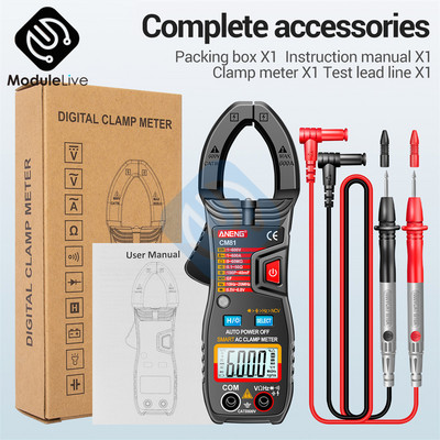 CM80 CM81 Multimetru digital 4000 6000 de numărări Multimetru cu clemă Ampermetru Interval automat Contor universal Contor cu clemă fără contact