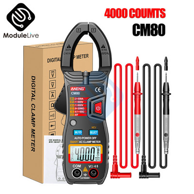 CM80 CM81 Multimetru digital 4000 6000 de numărări Multimetru cu clemă Ampermetru Interval automat Contor universal Contor cu clemă fără contact