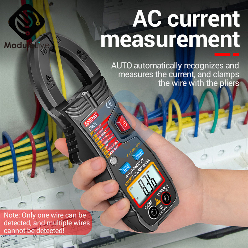 CM80 CM81 Multimetru digital 4000 6000 de numărări Multimetru cu clemă Ampermetru Interval automat Contor universal Contor cu clemă fără contact