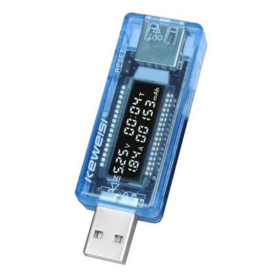 Δοκιμαστής χωρητικότητας τάσης USB Volt Ανίχνευση τάσης ρεύματος φορτιστή Δοκιμαστής χωρητικότητας μετρητή ανιχνευτή ισχύος κινητής τηλεφωνίας Δοκιμή μπαταρίας