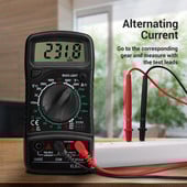 XL830L käeshoitav digitaalne multimeeter LCD taustvalgustus kaasaskantav AC/DC ampermeeter Voltmeter Ohm Pinge tester Multimetro