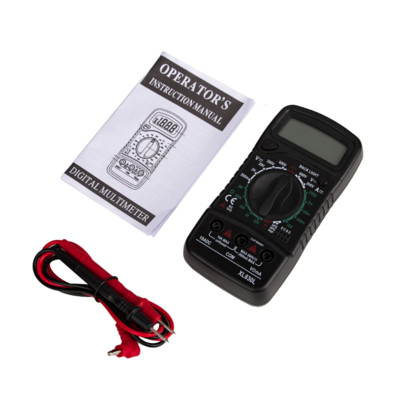 XL830L käeshoitav digitaalne multimeeter LCD taustvalgustus kaasaskantav AC/DC ampermeeter Voltmeter Ohm Pinge tester Multimetro