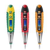 Digitális tesztceruza teszter Elektromos LCD kijelző Csavarhúzó Feszültségérzékelő Teszttoll AC/DC 12-250V Villanyszerelő szerszámok