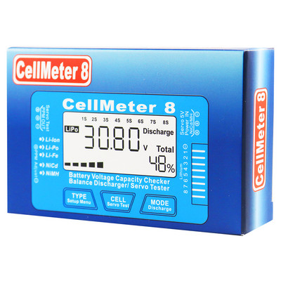 RC CellMeter-7 digitaalne aku mahtuvuse kontrollija LiPo LiFe Li-ion Nicd NiMH aku pinge tester CellMeter7 Cellmeter8