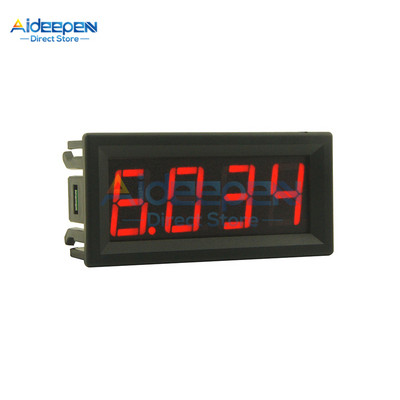 0,56 hüvelykes 0,56" DC 0,000 V-100,0 V 4 számjegyű LED kijelző Voltmérő Mini digitális feszültségmérő Volt teszter Piros/zöld/kék DC 4-30 V