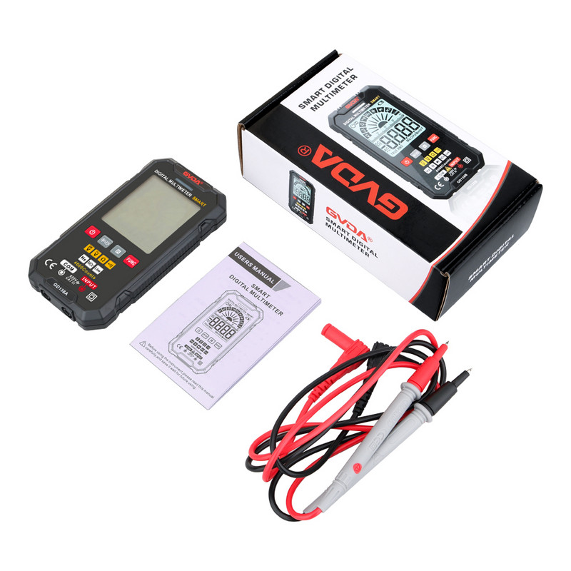 Ψηφιακό πολύμετρο GVDA True RMS Auto Range NCV DC Voltage Tester Voltmeter Smart Multi-meter Automatic Multimetro Multimeter
