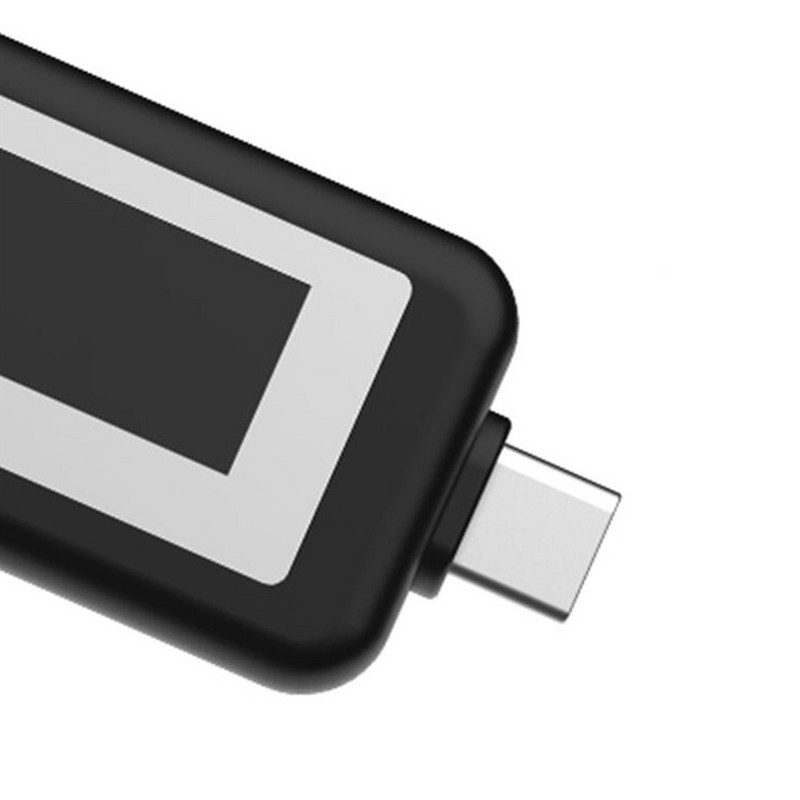 USB tipa C USB testeris LCD digitālais sprieguma strāvas mērītājs voltmetrs, ampērs, ampērmetrs, detektors barošanas bloka lādētāja indikators 22% OFF