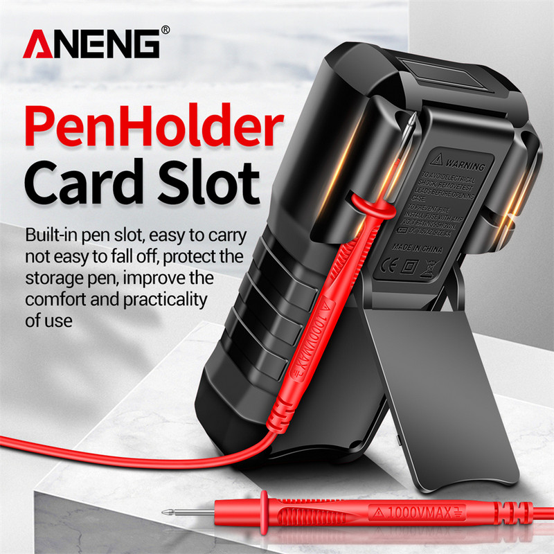ANENG SZ301 profesionālie digitālā multimetra testa vadi Maiņstrāvas/līdzstrāvas sprieguma strāvas automātiskā testera ampērmetra kapacitātes mērītāja rīki