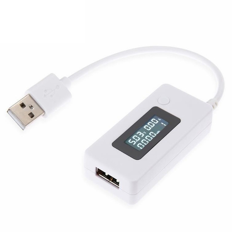KCX-017 Ampermetru Afișaj LCD digital Mini monitor USB pentru tensiune și curent. Tester tester Tester de putere mobil