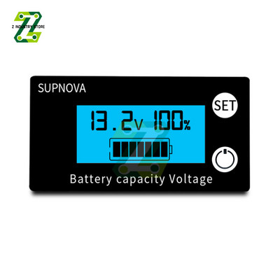 DC 8-100V Akumulatora ietilpības indikators Litija LiFePO4 Auto Motocikla Voltmetra Sprieguma mērītājs 12V 24V 48V 72V