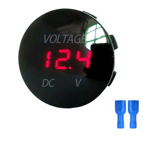 DC 5V-48V LED digitális kör voltmérő Monitor Ampermérő Automatikus motorkerékpár feszültség- és árammérő Érzékelő teszter Monitor panel