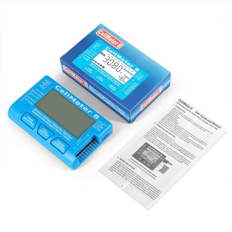 LCD digitaalse aku pinge tester LiPo LiFe Li-ion Nicd NiMH aku pinge tester, kontrollib mahtuvust kontrolleri test