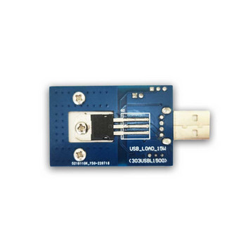 Ηλεκτρονική αντίσταση δοκιμαστικού φορτίου 15W DC 5V Διασύνδεση USB Δοκιμαστής χωρητικότητας εκφόρτισης μπαταρίας με ρυθμιζόμενη μονάδα ρεύματος με ανεμιστήρα