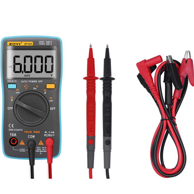 Digitalni multimetar Ampermetar Voltmetar Frekvencija otpora Pozadinsko osvjetljenje Mjerač napona Frekvencija diode ZT100 ZT101 Voltmetar