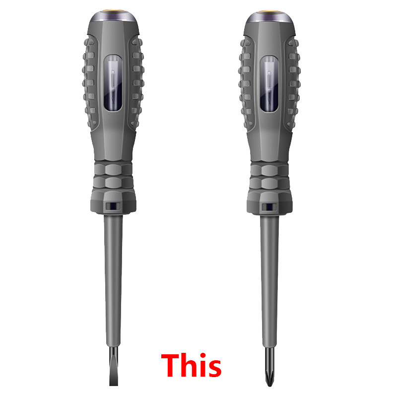 Tester de tensiune electrică 1 PC Șurubelniță fără contact pentru test de inducție Creion Voltmetru Instrumente pentru detector de putere pentru electricieni