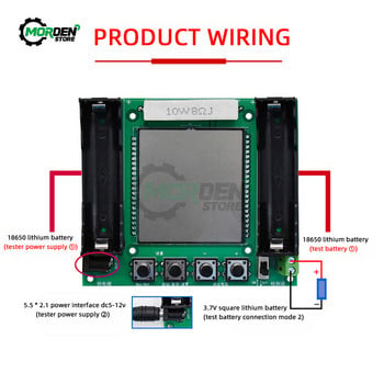 XH-M239 Литиева батерия 18650 True Capacity Tester Module MaH/mwH Цифров инструмент за измерване на тестер за батерии на електронни устройства