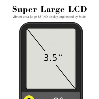 Φορητό ψηφιακό πολύμετρο MAXRIENY S7 S9 LCD Οθόνη DC AC βολτόμετρο χωρητικότητας δίοδος NCV Ohm Live Continuity Hz Tester
