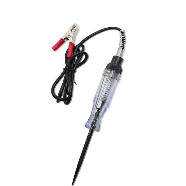 Augstas kvalitātes auto 6V 12V 24V līdzstrāvas automašīnu kravas automašīnu sprieguma ķēdes testeris automašīnu pārbaude VoltMet garās zondes pildspalvas spuldzes automašīnu apkope