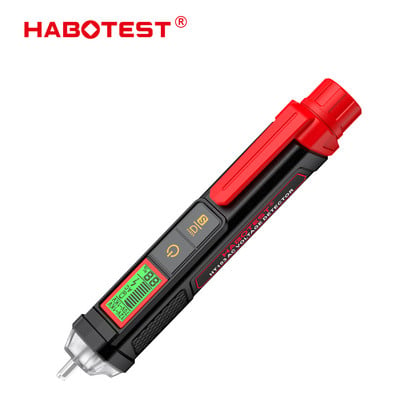 Tester de tensiune HABOTEST HT103 12-1000V Detector digital de tensiune AC fără contact cu apă curentă Tester electric cu afișaj LCD