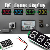 Digitális feszültségmérő DC 2,5 V - 30 V Digitális Voltméter Feszültségmérő panel piros/kék/zöld elektromobil motorkerékpár autókhoz