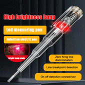 Digitālais testeris Elektriskā testa pildspalva ar elektrisku skrūvgriezi zondes indikatora gaismas testa pildspalvas elektriķis īpašs elektrokops