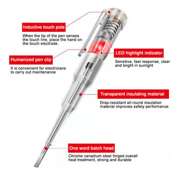 Цифров тестер Електрическа тестова писалка Електрическа индуцирана отвертка Сонда Светлинен индикатор Тестова писалка Електротехник Специален електроскоп