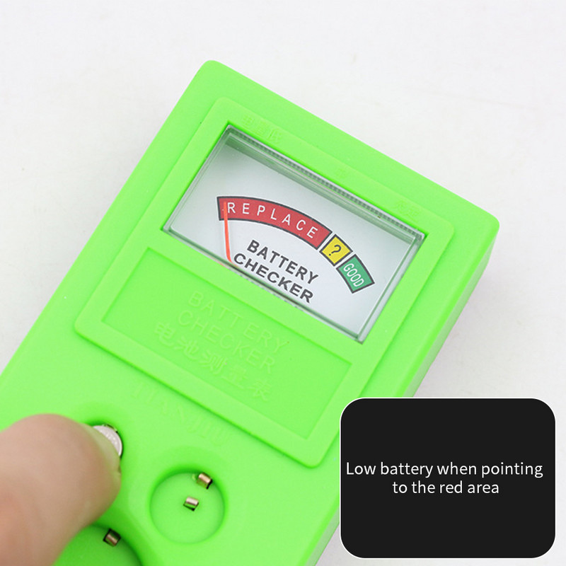 1,55 V-3 V gombelemes akkumulátor teljesítmény-tesztelő elektronikus mérőeszköz Elemek mérőműszerek tesztelése órajavításhoz