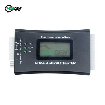 LCD Power Tester PC Υπολογιστής 20/24 Pin 4 PSU ATX BTX ITX SATA HDD Tester Battery Power Bank Meter for Electrician Tools
