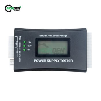 LCD тестер за захранване PC компютър 20/24 Pin 4 PSU ATX BTX ITX SATA HDD тестер Battery Power Bank Meter for Electrician Tools