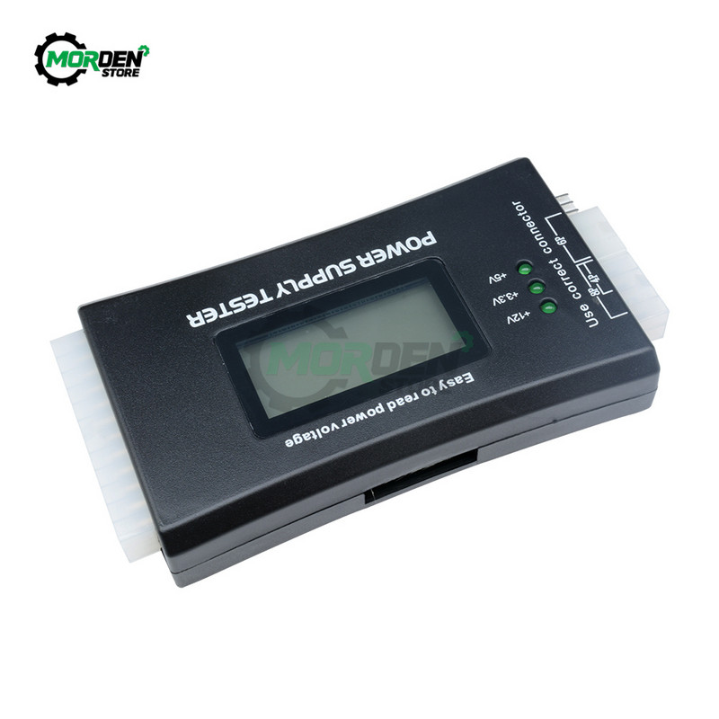 LCD Tester napajanja PC Računalo 20/24 Pin 4 PSU ATX BTX ITX SATA HDD Tester Baterija Power Bank Mjerač za električarske alate