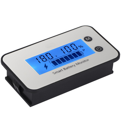 Veekindel akumonitor 7-100V 12v 24v digitaalne aku mahutavuse pingemonitor järelejäänud võimsuse protsendi tester