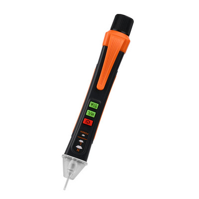 NJTY T02A AC Voltage Detector Pen Indicator Electric Sensor Breakpoint Circuit Tester Звук Светлинна аларма с лазерно фенерче