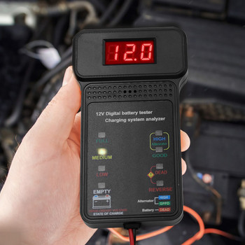 12V Battery Tester 100-2000CCA Διαγνωστικό εργαλείο ανιχνευτή ηλεκτρικών ποσοτήτων αυτοκινήτου