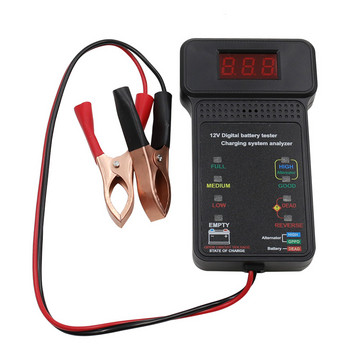 12V Battery Tester 100-2000CCA Διαγνωστικό εργαλείο ανιχνευτή ηλεκτρικών ποσοτήτων αυτοκινήτου