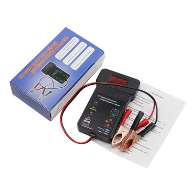 12V-os akkumulátorvizsgáló 100-2000CCA autós elektromos mennyiségmérő diagnosztikai eszköz