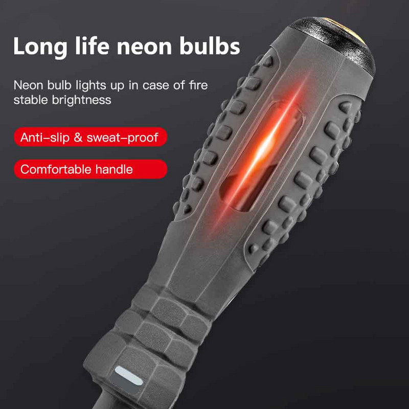 Skaitmeninis įtampos testerio rašiklis kintamosios srovės bekontaktis indukcinis bandymo pieštukas voltmetras galios detektorius elektrinis atsuktuvo indikatorius