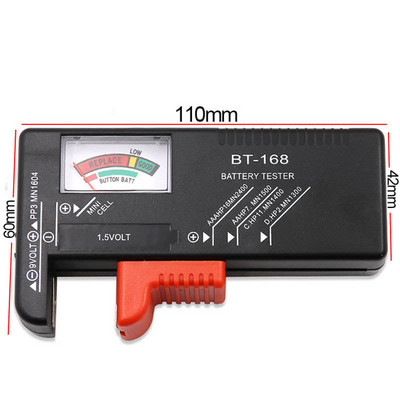Baterii BT-168 AA/AAA/C/D/9V/1.5V Baterie buton universală Contor cu coduri de culoare Indicator tester de tensiune Verificator BT168 Putere